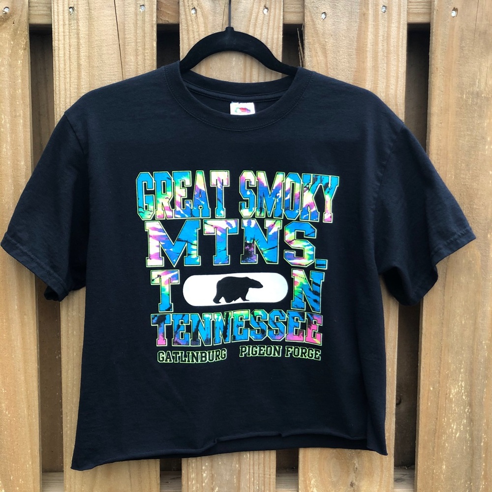 Vintage: Great Smokey MTNS Crop Top
